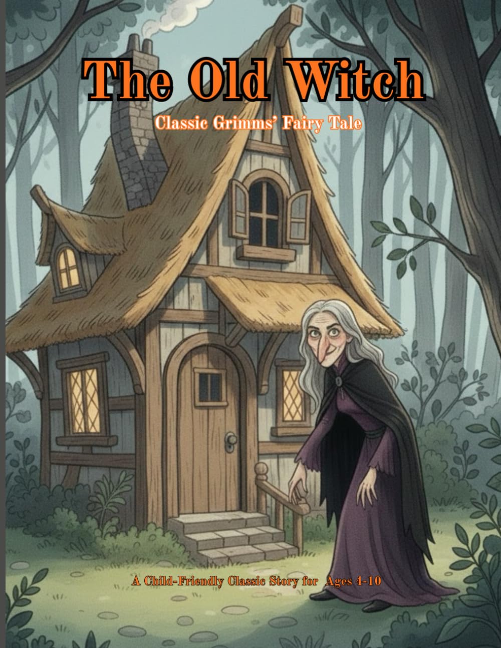 The Old Witch - Classic Grimm Fairy Tale: A Beautifully Illustrated Classic Story for Ages 4-10, A Timeless Story Teaching Empathy, Compassion and Kindness