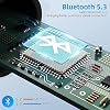 Audífonos inalámbricos Bluetooth 5.3 con cancelación de ruido, estéreo 3D, bajos profundos, deportivos, para Android/Samsung/Apple iPhone 3