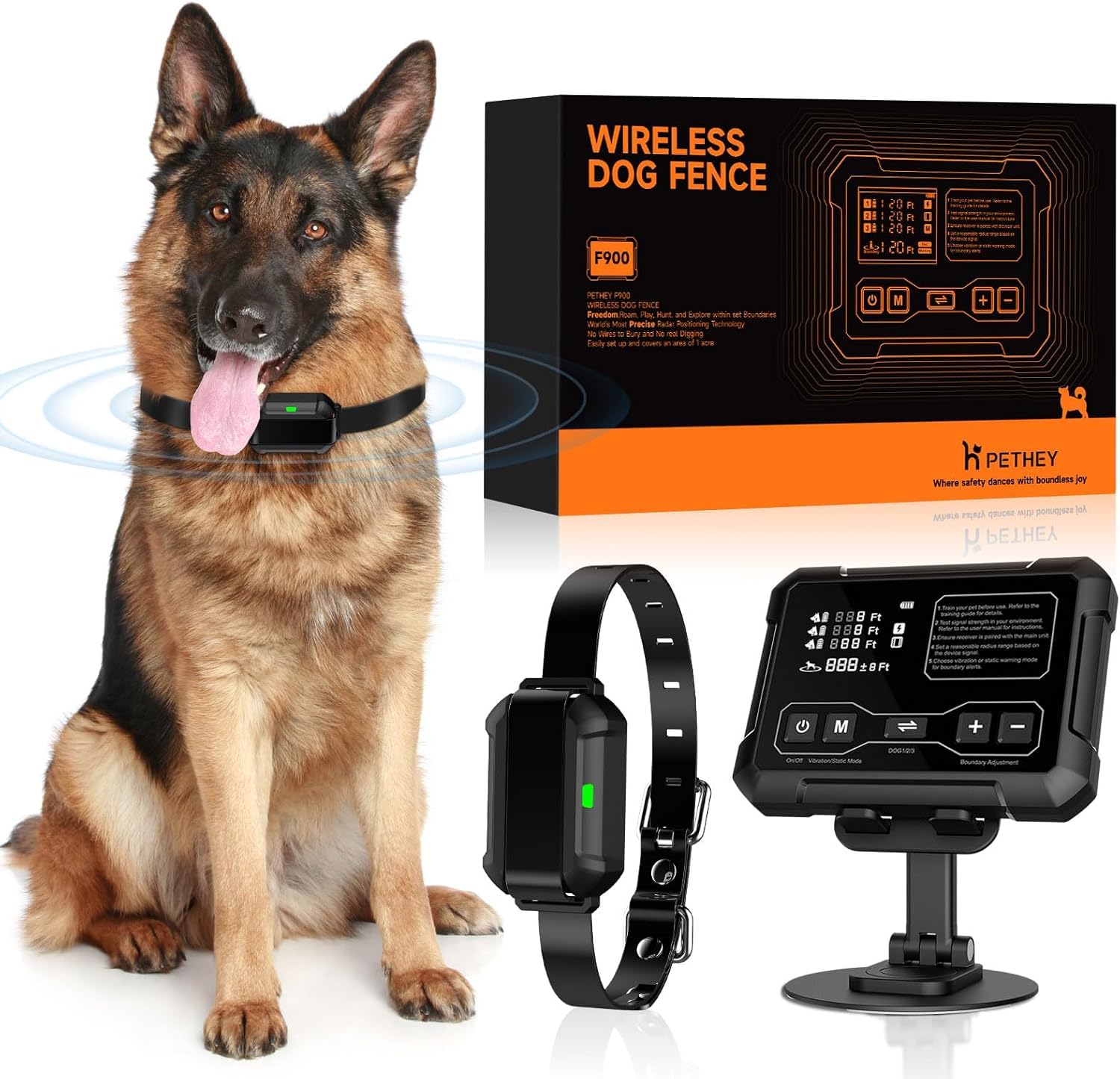 PETHEY F900 Wireless Dog Fence