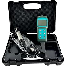 Portable Fluorescent Dissolved Oxygen Meter Analyzer with Dissolved Oxygen Measurement Range 015mg/L or 0119.9% Salinity Compensation 042ppt Calibration 100.0% in Air 20m Probe