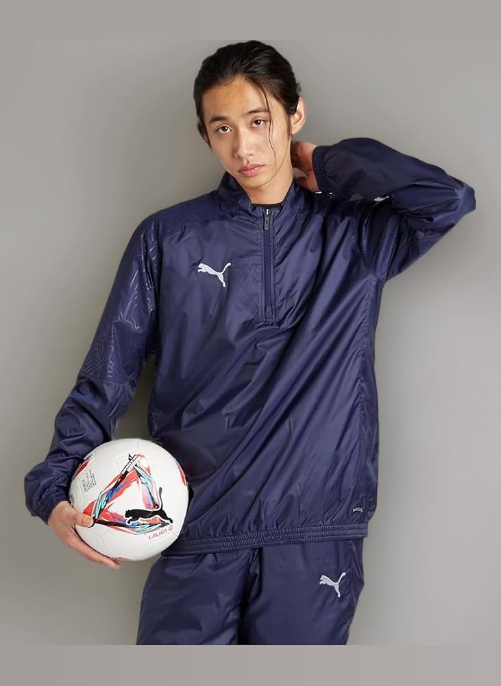 プーマ　Jリーグ サッカー　モンテディオ山形　ピステ　ジャケット 青　ジャンパー プーマ Jリーグ サッカー モンテディオ山形 ピステ ジャケット