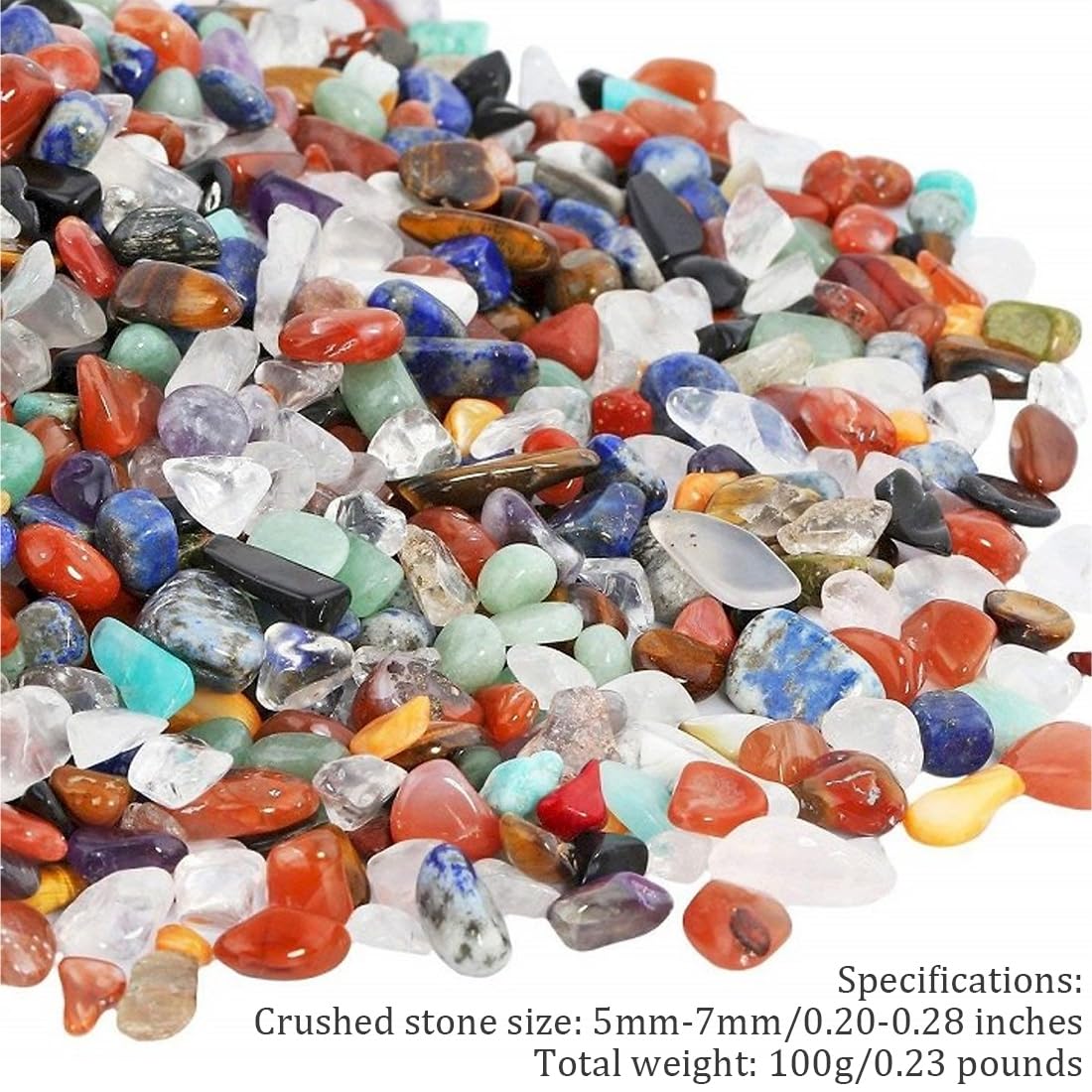 Pietre Di Cristallo Naturali Levigate - 500g Di Ciottoli Misti Per Decorazione, Reiki E Fai Da Te - Foto 5