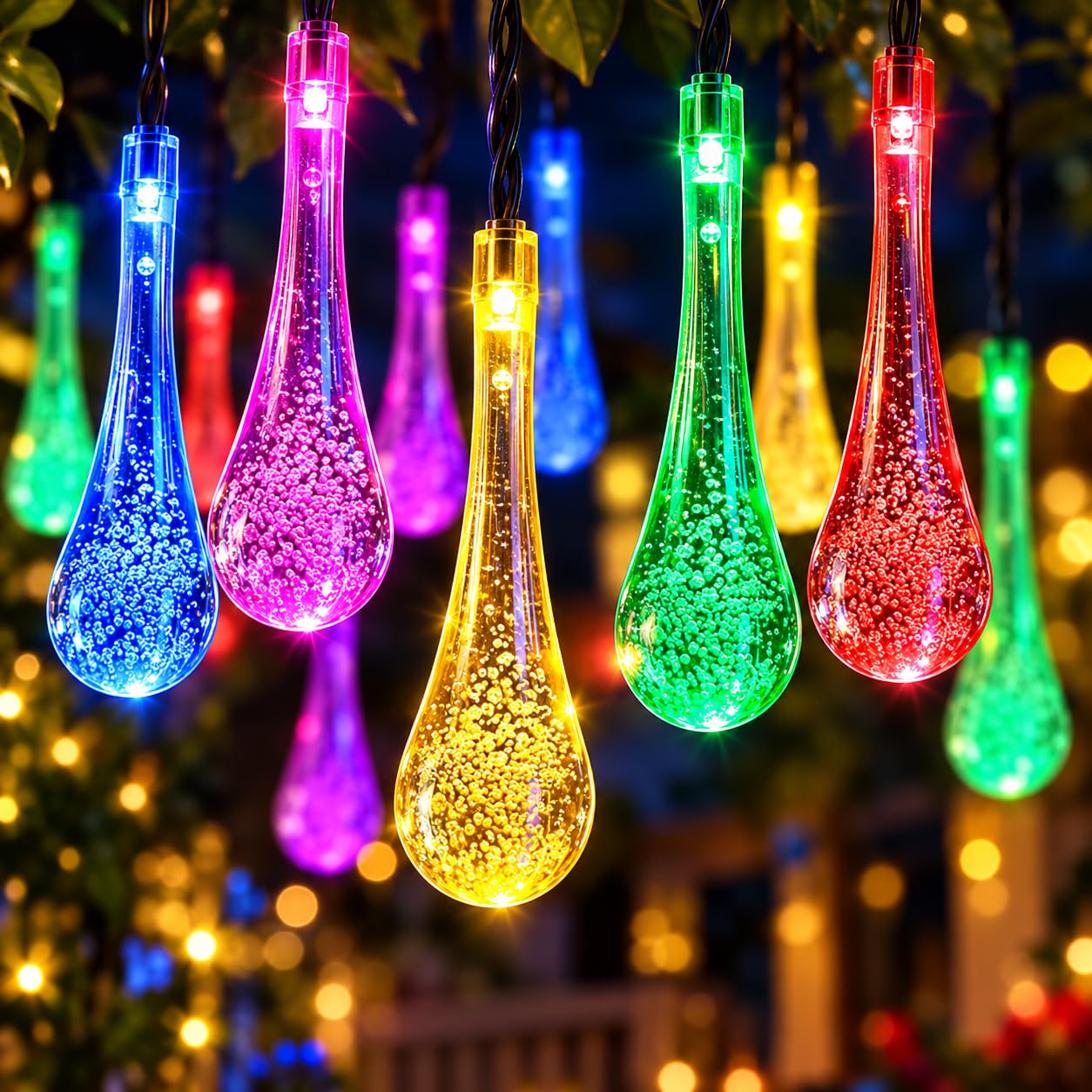 Buy Gesto 10 Feet LED String Lights – 14 LED Crystal Drop