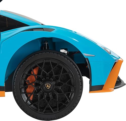 Miniatura 4 de Vehículo eléctrico Lamborghini STO de 12 V con función de deriva, con suspensión de resorte, control remoto de 2.4G, USB y MP3, regalo para niños,