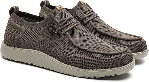 Miniatura 3 de 1TAZERO Zapatos sin cordones para hombre, extra anchos, ortopédicos, para diabéticos, cómodos para pies hinchados, con soporte de arco para fascitis