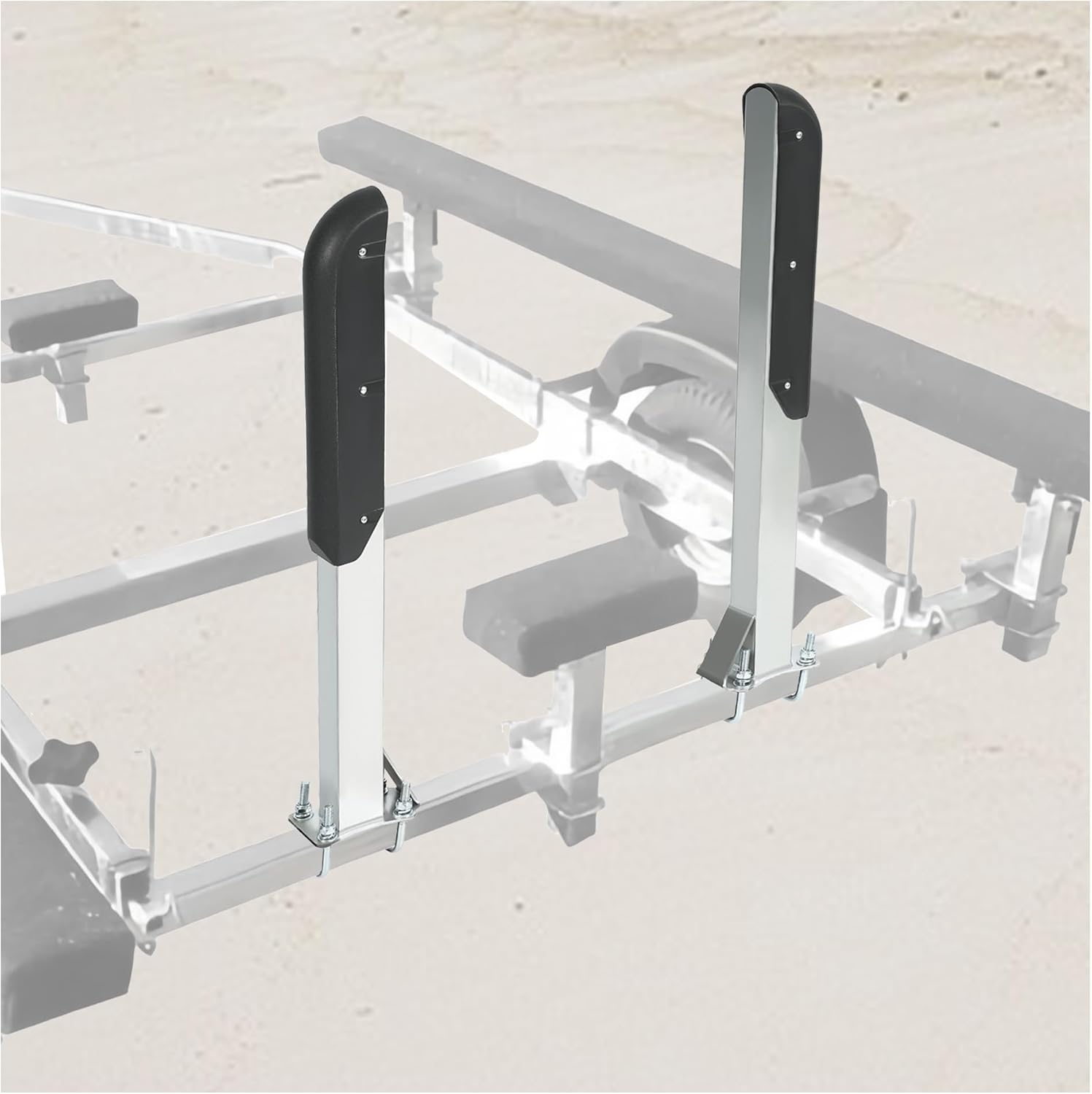 ECOTRIC 30" Pontoon Boat Trailer Loading Guide, Fits 2" Trailer Frames Zinc-Plated Heavy-Duty Pontoon Trailer Guide for Ski Boat, Fishing Boat or Sailboat Trailer (2 Pcs)