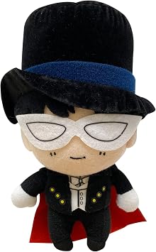 Great Eastern Entertainment Sailor Moon- Tuxedo Mask 5" Plush, Multi-Colored