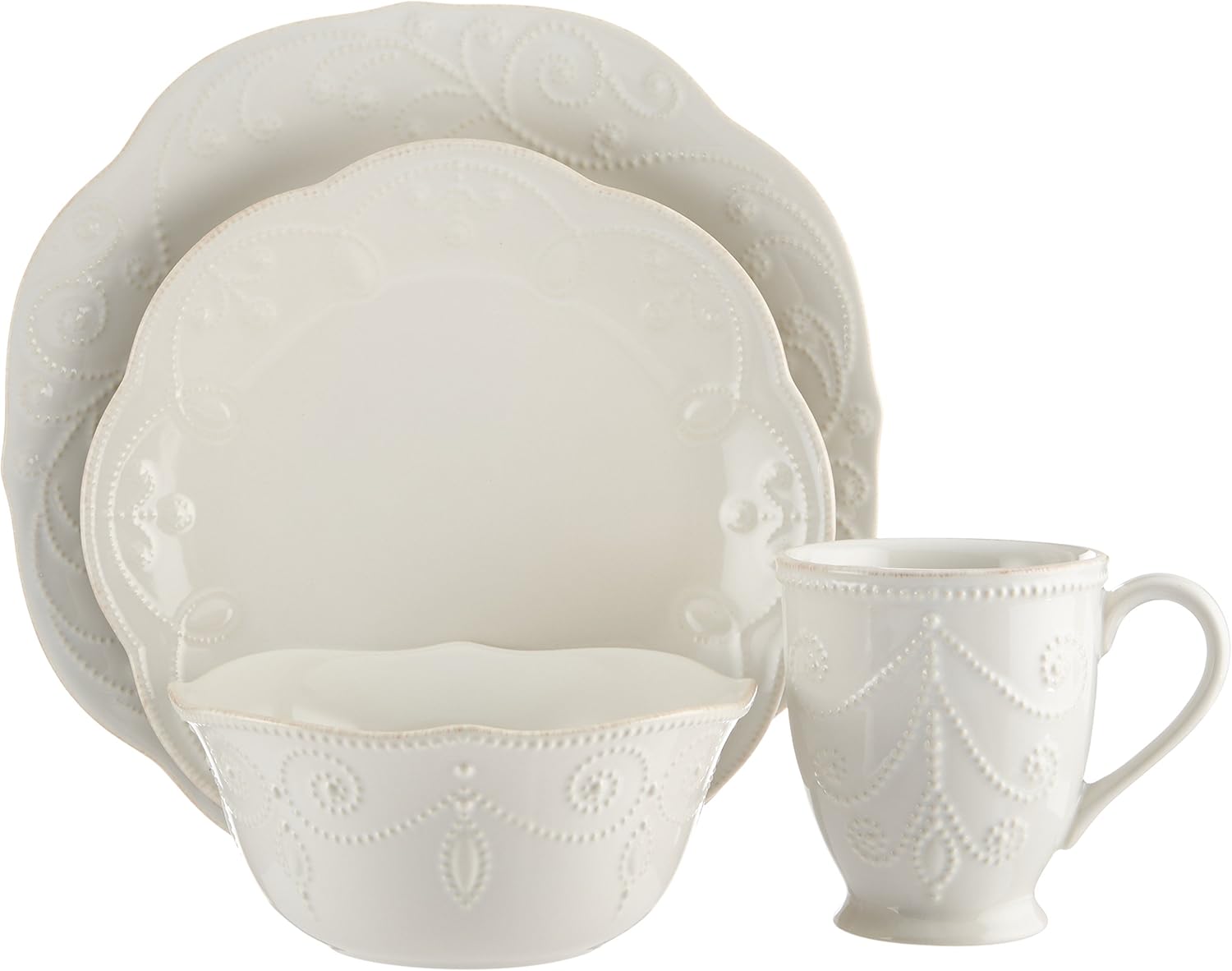 50% Off Discount Lenox French Perle Individual Pasta Bowl, White Limited Discount Lenox French Perle Individual Pasta Bowl, White
