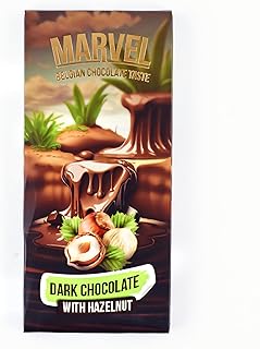 Marvel Dark Chocolate Bar with Hazelnut 90 g
