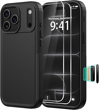 Diverbox for iPhone 18 Pro Case & iPhone 17 Pro Case Black