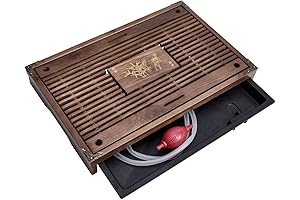 17-inch Wooden Serving Tray for Kung Fu Tea Sets