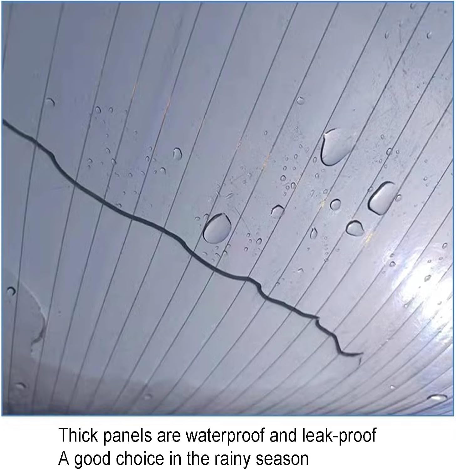 EMYJAY Polycarbonate Roofing Sheet, Transparent Heat-Insulating Greenhouses Cladding Greenhouse Cold Framed Canopy Sunroom Replacement Roofing Sheets (Color : Clear, Size : 1mx10m)