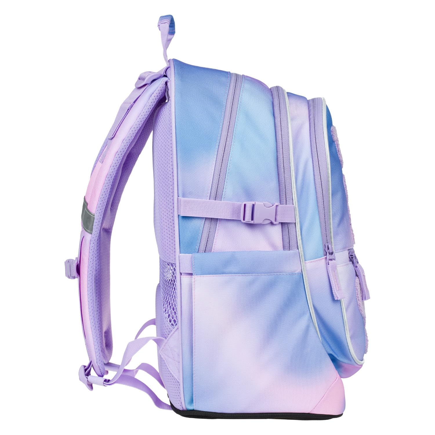 Baagl Kinderrucksack, Schulrucksack für Kinder mit ergonomisch geformter Rücken, Brustgurt und reflektierende Elemente