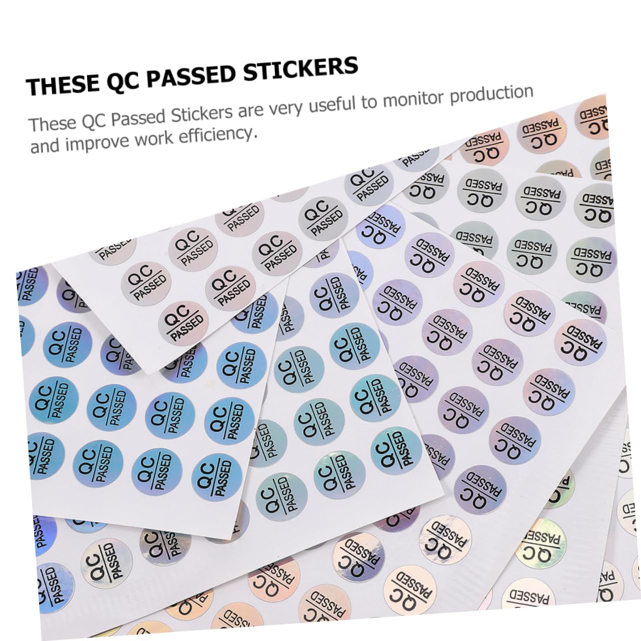 NUOBESTY 8000stücke Qc Pass Aufkleber Für Qualitätsprüfung Selbstklebende Etiketten Zur Statuskennzeichnung Material Langlebig Und Sichtbar Für Lagerverwaltung Und Qualitätskontrolle