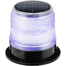Night Predator Deterrent, Briidea Solar Predator Control Light with Batteries, 360 Highlighting LED Bright to 1.6KM Away, Automatic Turn On at Night, Protect Crops and Poultry