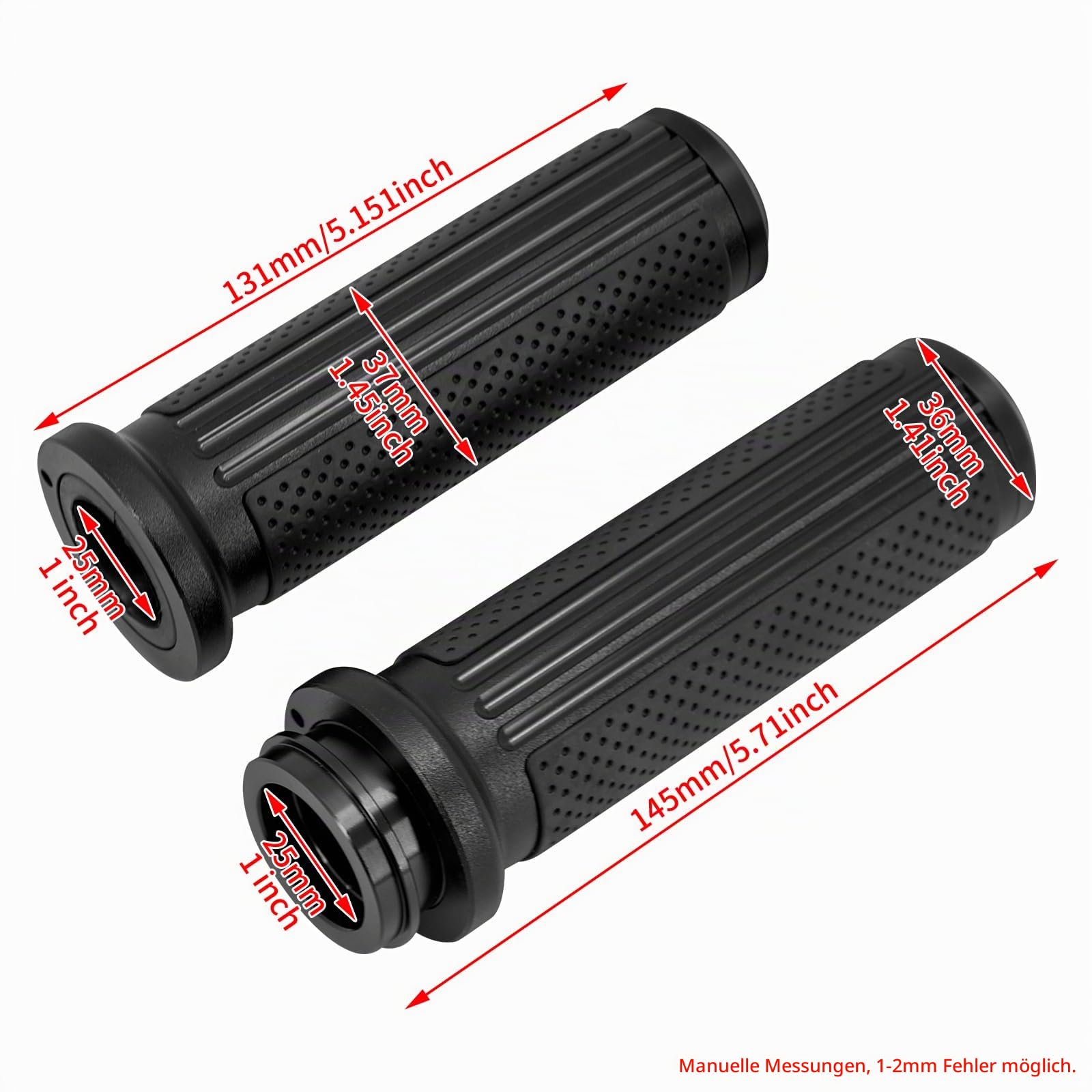 2,5 cm elektronische Drosselklappen-Defiance-Lenkergriffe, 25 mm, passend für Harley Touring Street Glide Road King Road Glide Electra Glide