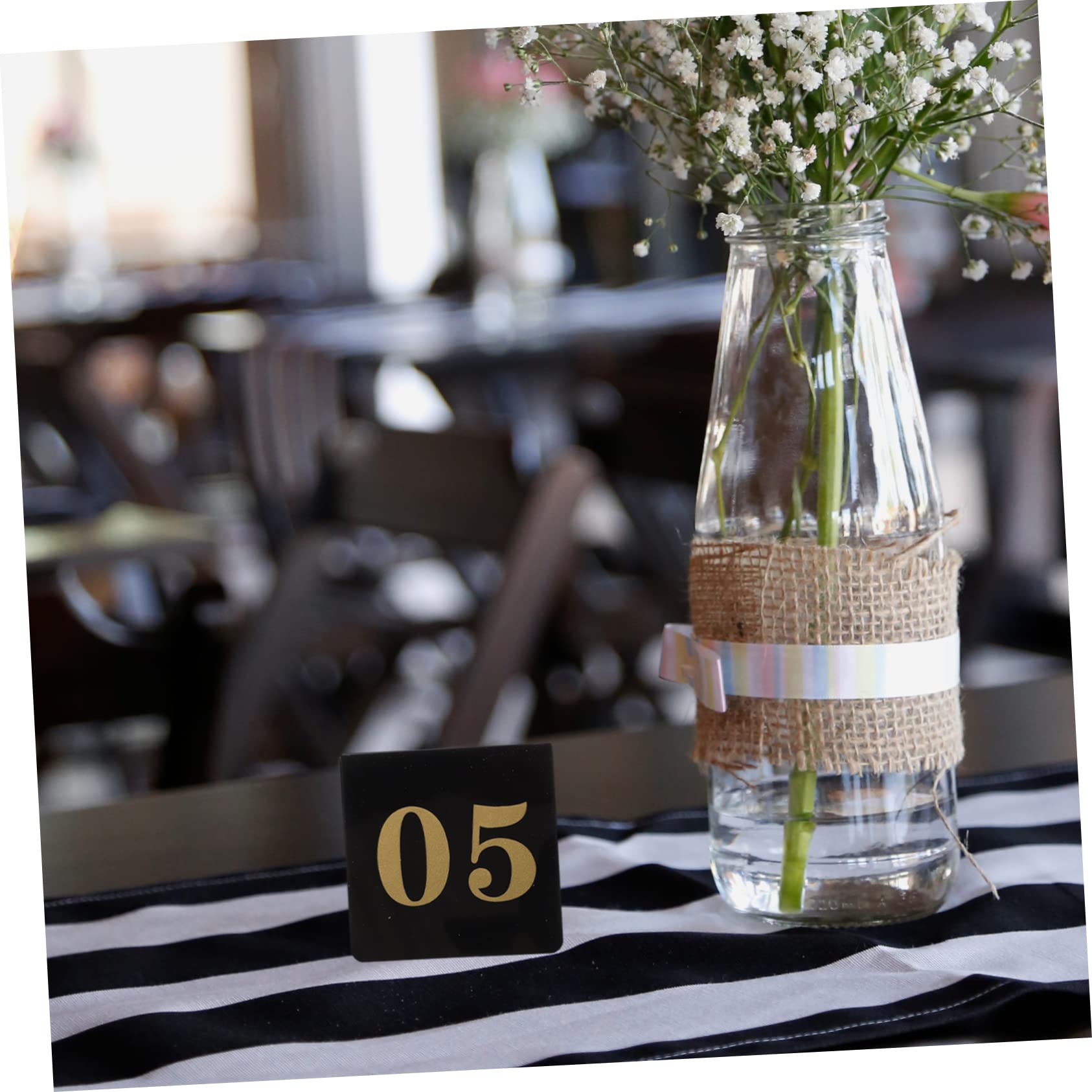 10 Stück Tischnummern Doppelseitig Für Hochzeiten Geburtstagsfeiern Catering Wiederverwendbare Tischaufsteller Klare Sicht Stilvolles Design