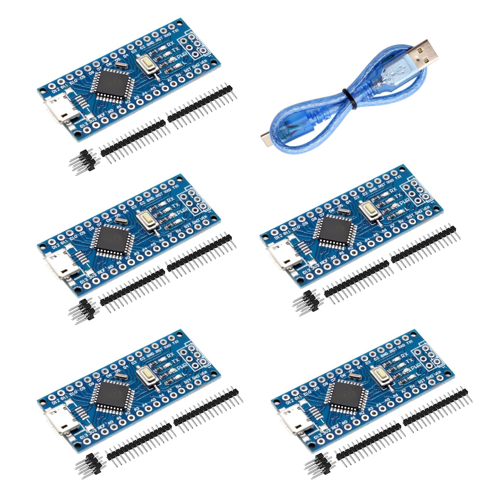 Amazon.com: Nano V3.0 Board with Cable, AYWHP 5PCS Nano Board
