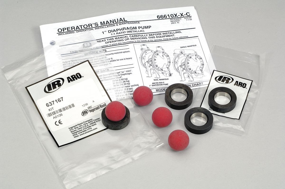 Ingersoll-Rand - 637167 - Pump Abrasion Kit, Fluid