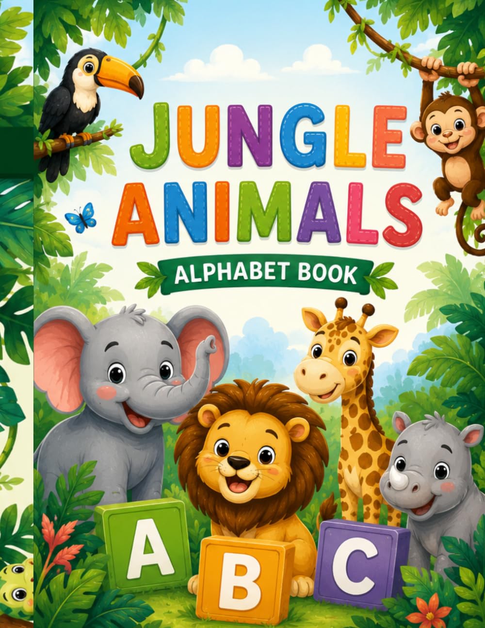 Jungle Animals Alphabet Book: An A to Z Animal Adventure for Early Learners