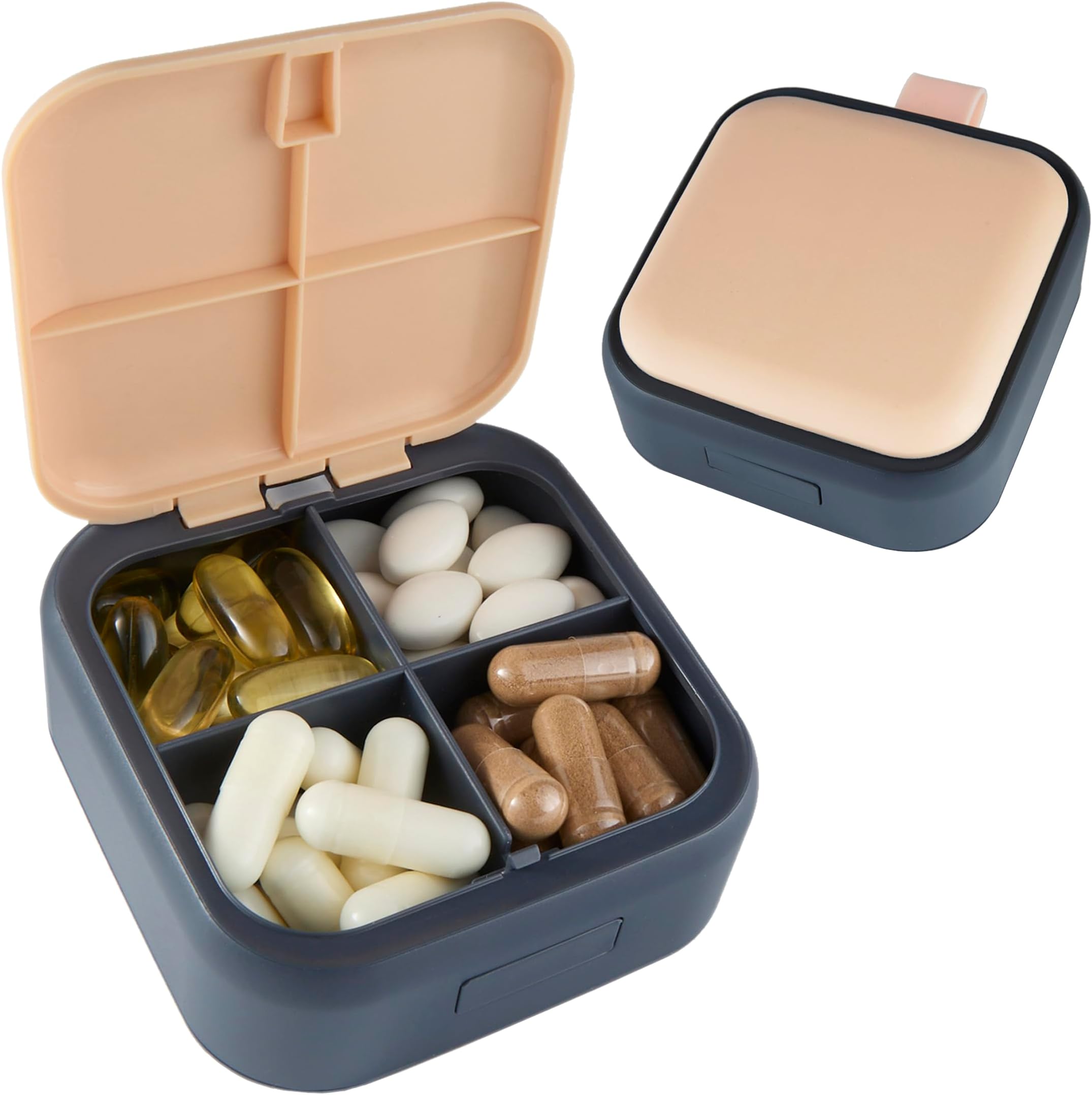 Travel Medicine Pill Organizer Small Pill Box for Purse