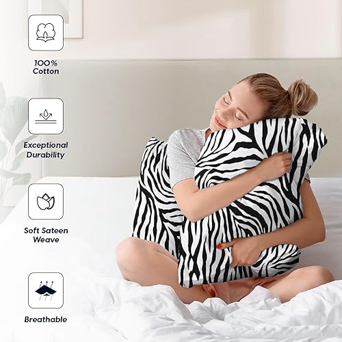 Vista 107 de SGI Bedding 600 hilos 100% algodón egipcio fundas de cojín y funda de almohada 01-Blanco