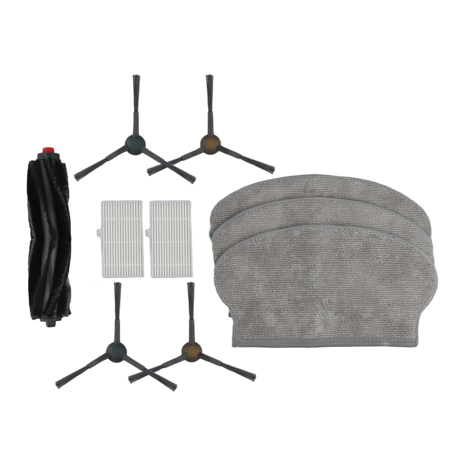 Kit Pièces Eureka NER600 avec Brosse Centrale et Chiffons Haute Densité