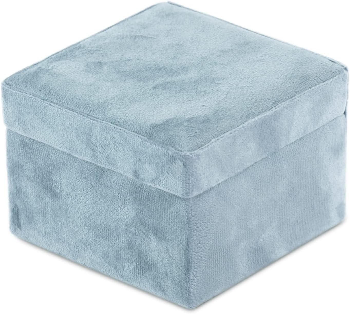 AmeliaHome Jewellery Box Storage Box Jewellery Box Organiser 10.8 x 7.8 cm Basa Steel image 2