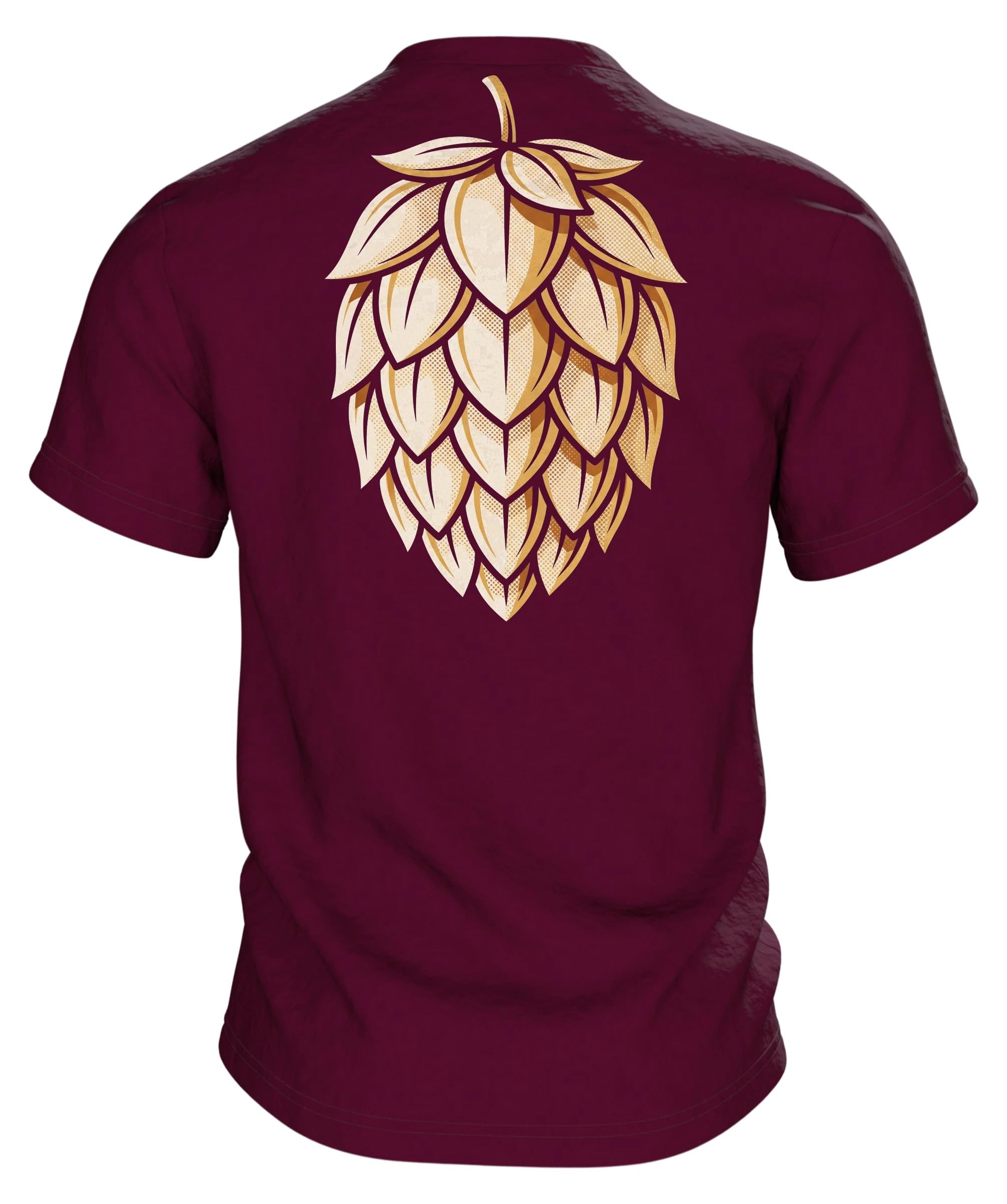 Braukessel T-Shirt Bier ist vegan, Kupferkessel-Emblem im Retro-Stil