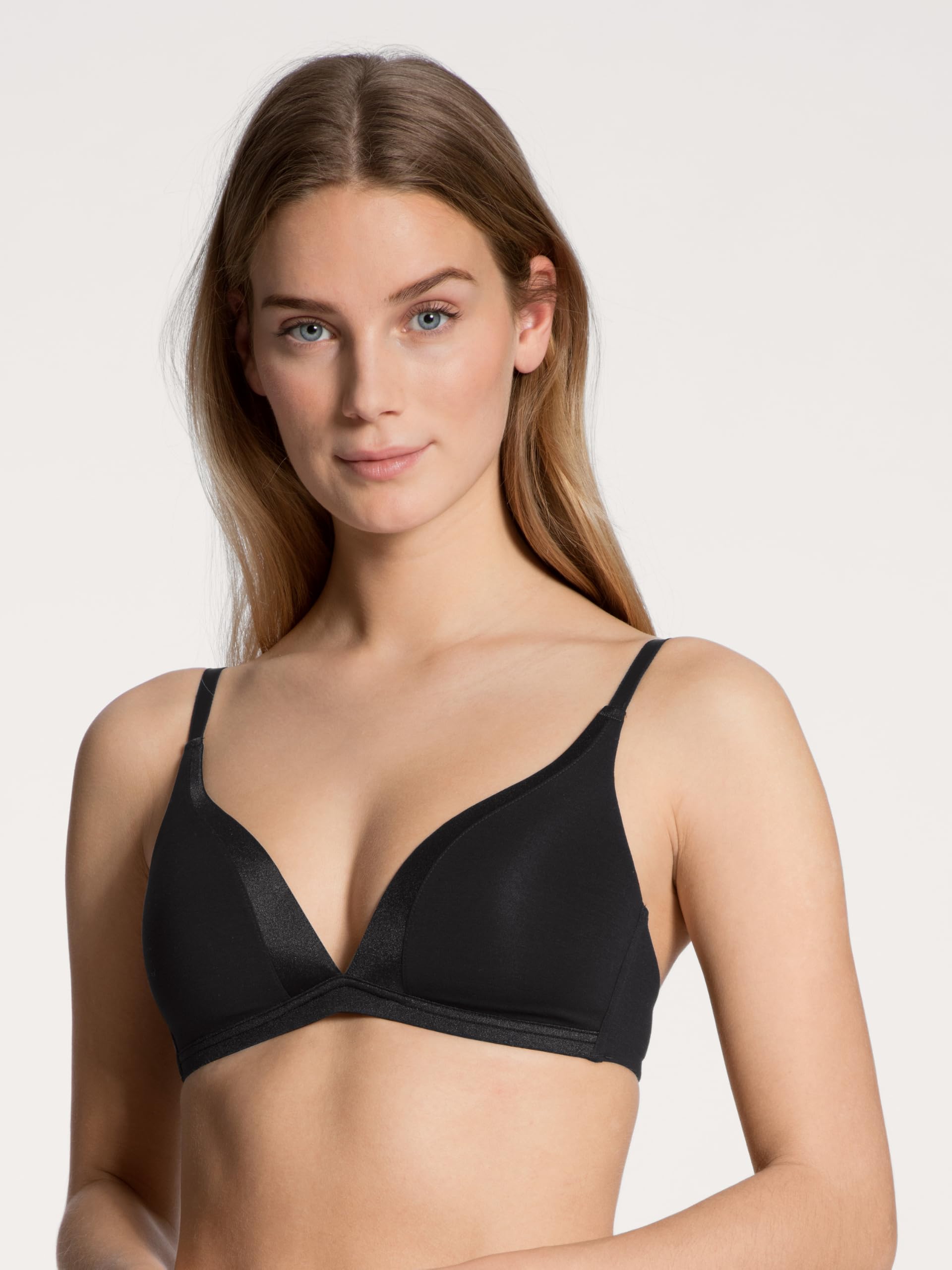 CALIDA Cate - Sujetador de triángulo Suave para Mujer, con Tirantes Ajustables, sin Aros