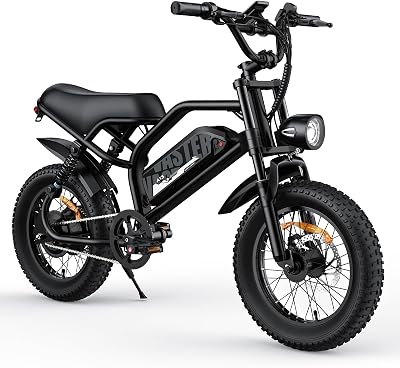 E-Bike 16 Zoll für Erwachsene, Elektrofahrrad mit abnehmbarem Akku 36V 12,8Ah, Motorunterstützung bis 25 km/h, LCD-Display Herren Damen