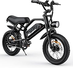 VDL Mountain Electric Bike for Adults, 16" Fat Tire Ebike, 800W | Motor | Wider Seat | Removable Battery | Front Fork Suspension | 20MPH | Up to 35 Miles Range | for Leisure Riding & Commuting