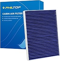 Vista 18 de PHILTOP Filtro de aire de cabina con carbón activado, compatible con CF10364 Chrysler 300 2005-2010, Dodge Charger 2006-2010, Challenger 2008-2010