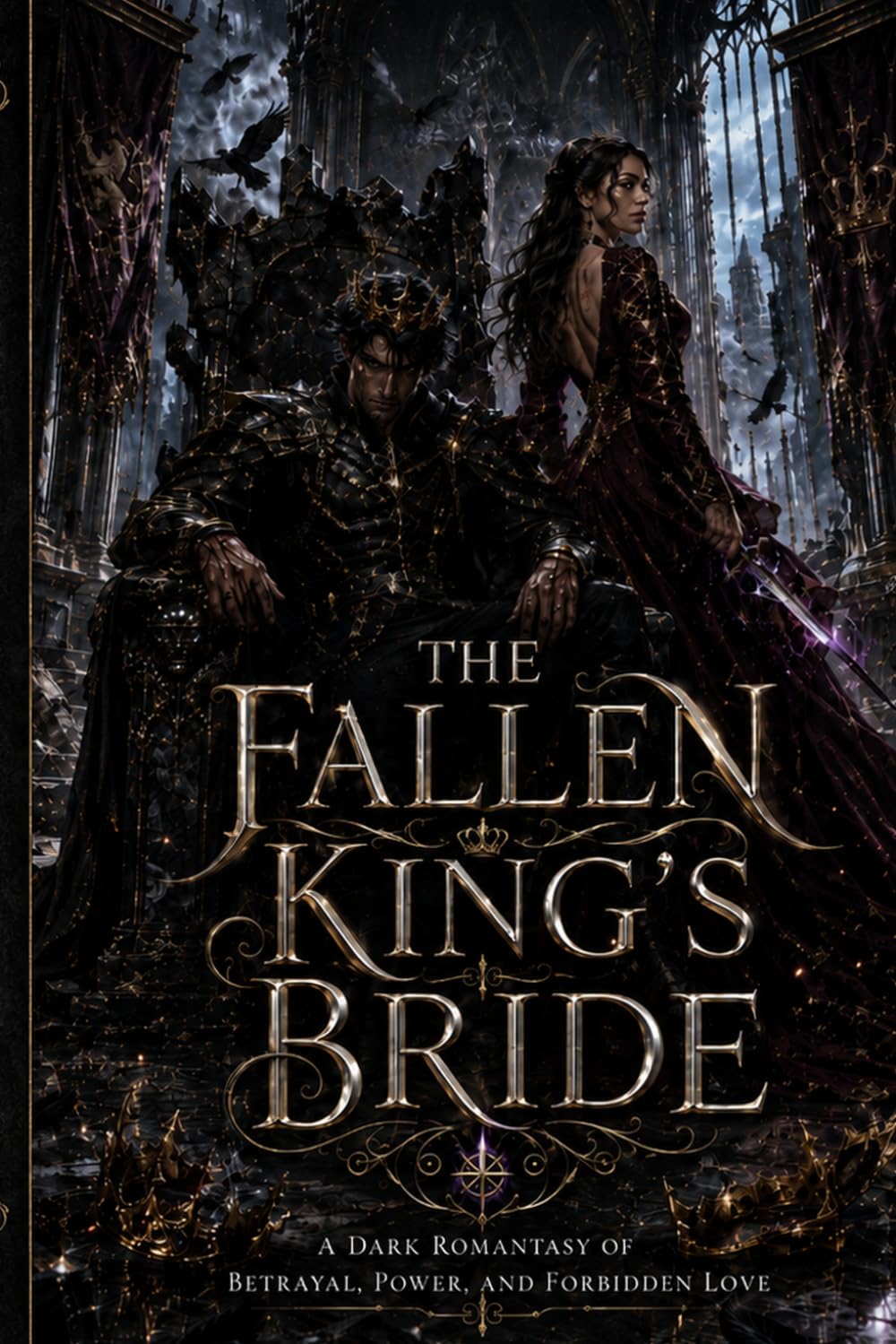 THE FALLEN KING'S BRIDE: A Dark Romantasy of Betrayal, Power, and Forbidden Love (The Crownbound Hearts Saga)