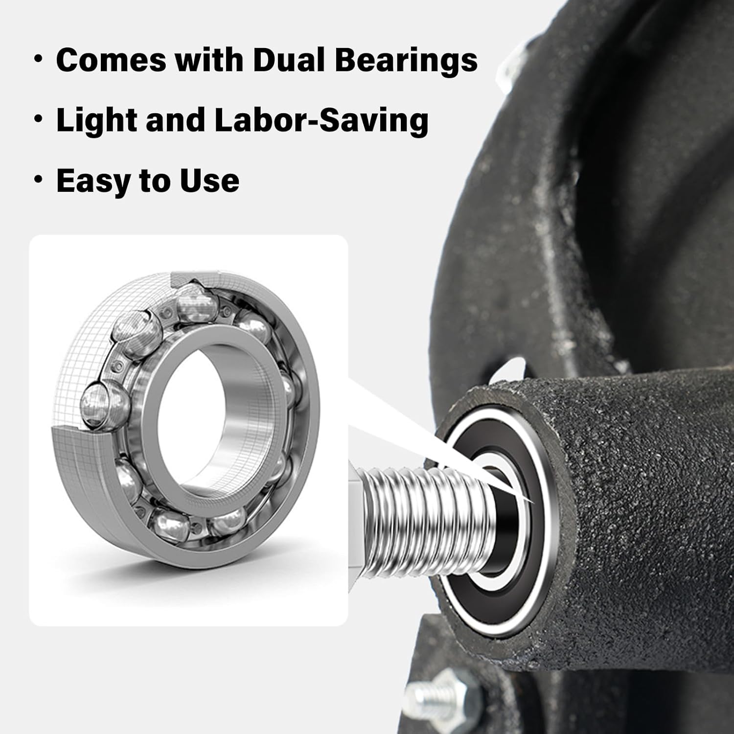 Dxcaicc Manual Corn Thresher, Corn Shelling Machine with Wooden Handle Cast Heavy Duty Iron for Farms and Families(Only for dry corn)