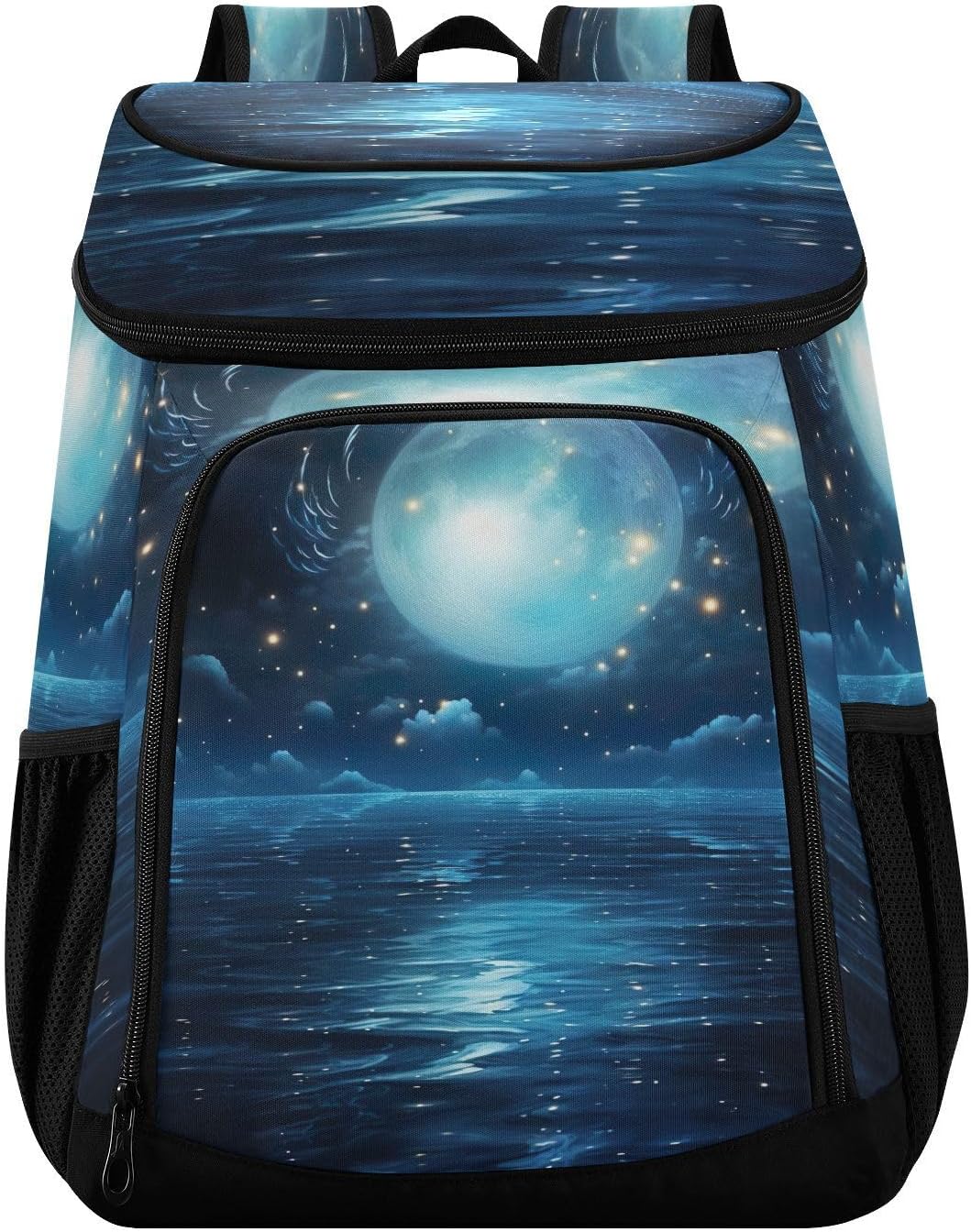 Night Sky Cooler Backpack 36 Cans Leakproof Waterproof Backpack Cooler Bag Beach Accessories Travel Camping Fishing Backpack for Women Men