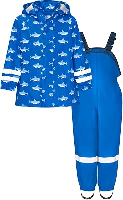 Playshoes Apparel Regen-set Ungefüttert zweiteilig Regenhose Regenjacke Regenbekleidung (1er Pack)