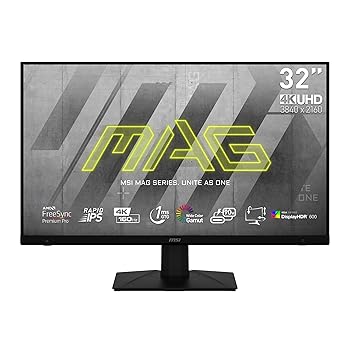 MSI MAG 323UPF 32 Inch UHD Esports Gaming Monitor IPS Panel Black
