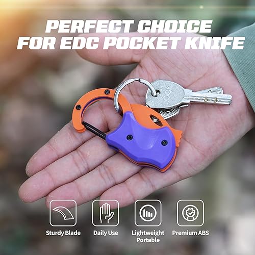 Miniatura 6 de ZAVIT Cuchillo de bolsillo pequeño para hombres, cuchillo multiherramienta EDC, regalos para hombres, hermano, tío, regalos para camping, pesca,