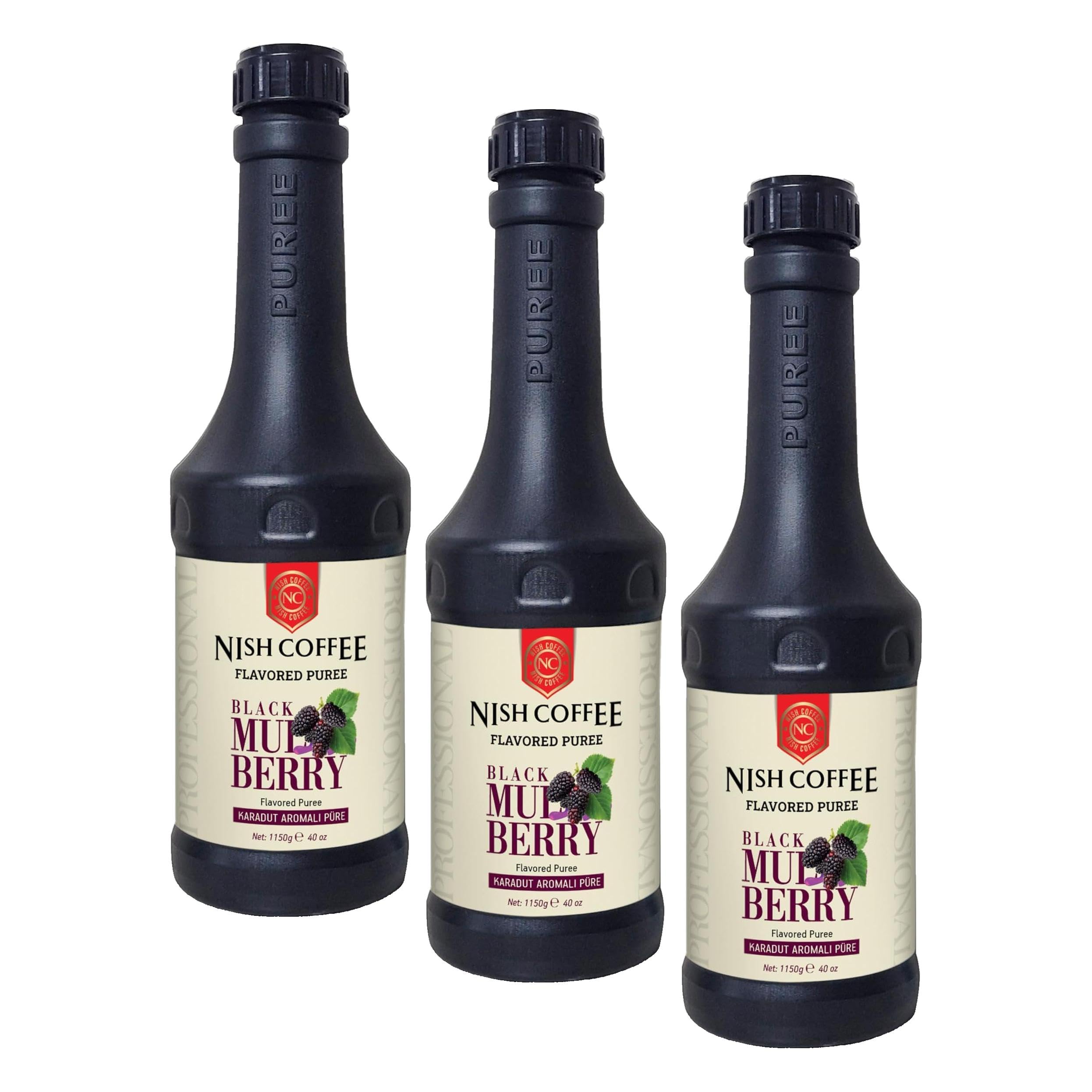 Nish Karadut Aromalı Püre Sos 1150 Gram (3 paketi)