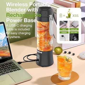 Nuwave Portable Blender for Smoothies and Shakes, 2025 New & Improved, 16oz