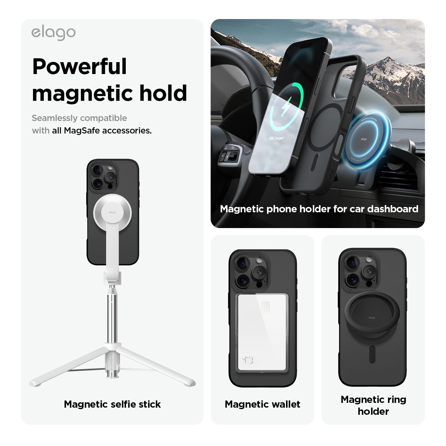 Amazon.co.jp: 【elago】 iPhone 16 Pro 対応 ケース クリア MagSafe