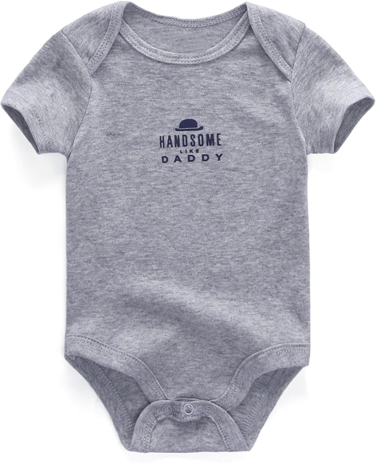 Chamie Newborn Short Sleeve Baby Bodysuit Baby Clothes set for Boys and Girls