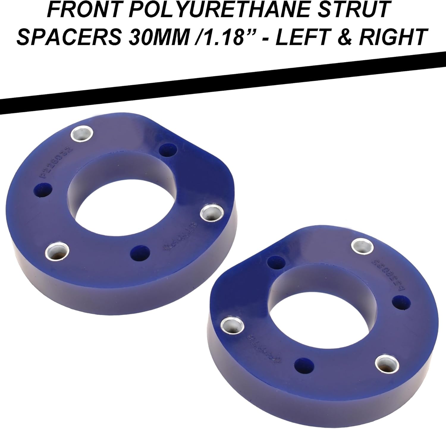 Complete Levelling Lift Kit 36 pc 30mm /1.2" Front Strut, Rear Springs Spacers & Rear Shock Extenders in very High-grade Polyurethane PU Material - fits V70 & XC70 2007-2016/ XC60 2008-2017