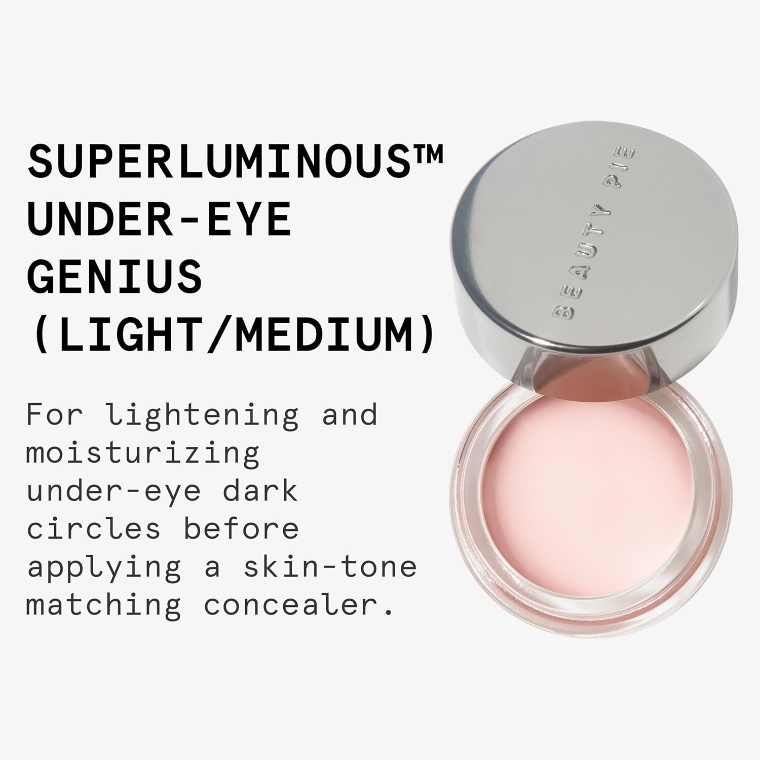 Beauty Pie Superluminous Under-Eye Genius Corrector - Light/Medium Tone | Lightweight Brightening Concealer for Dark Circles & Discoloration | 4ml | A Little Goes a Long Way - Image 2