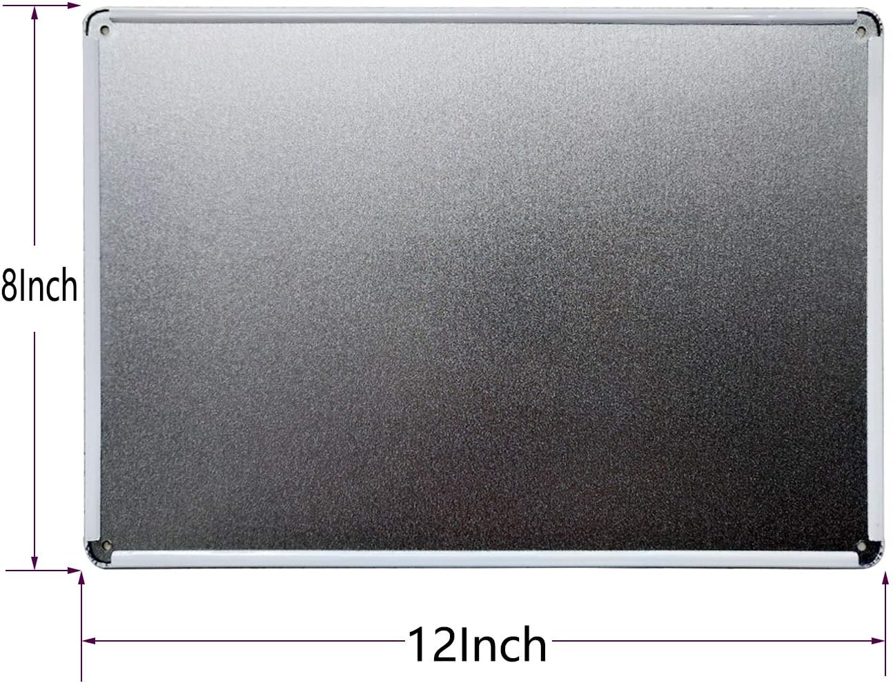 ZOVSON Notice Business Hours Open and Closed Sign Retro Vintage Metal Sign for Business Stores, Bars, Barber Shops 8x12Inches: Home & Kitchen