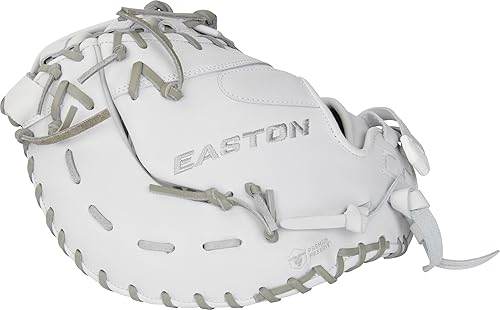 Vista 31 de Easton Guantes de sóftbol de lanzamiento rápido de la colección profesional Tamaños 11.5" - 13" Múltiples estilos Tela tejida dividida