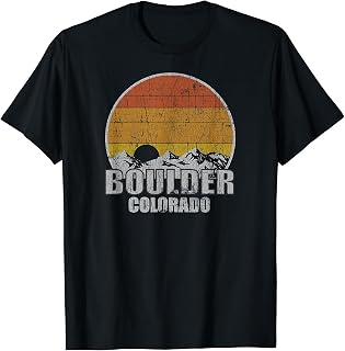 Retro Boulder Colorado T-shirt