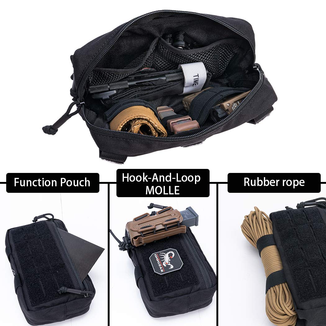 Idogear Molle Pouch Admin Dump Sub Abdominal Drop Pouch Dual