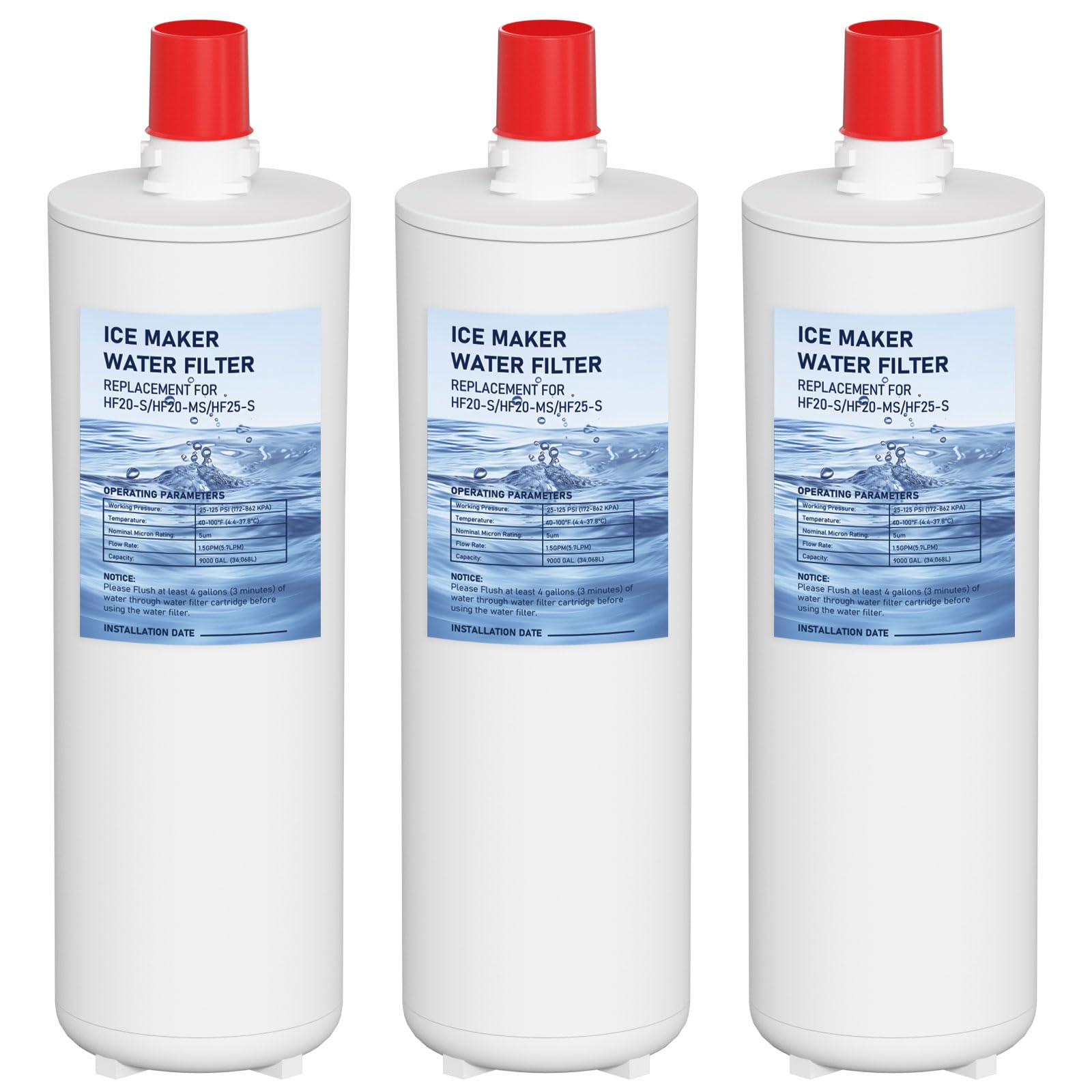 Photo 1 of HF20-S Water Filter Replacement - 3-Pack